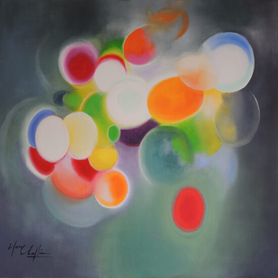 Illusion of freedom, acrylique sur toile, 80x80cm