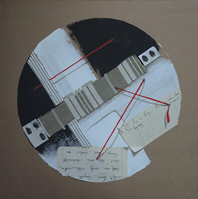oxymores 5 réparation r- 2 39x39cm techniques mixtes sur carton (2)Mary Chaplin.jpg
